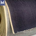 Fabricación de material de jeans de mezclilla vintage de algodón de 12 oz de algodón
